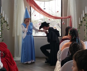 Lord and lady in Castle Chapel