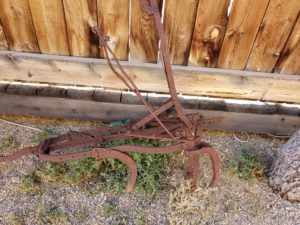 rustic wedding plow