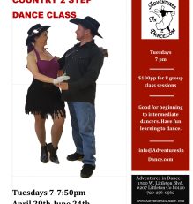 May/June Country Two Step Dance Class