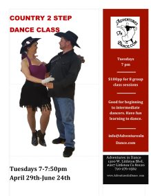 May/June Country Two Step Dance Class