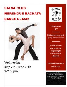 May Salsa Club Merengue Bachata Dance Class