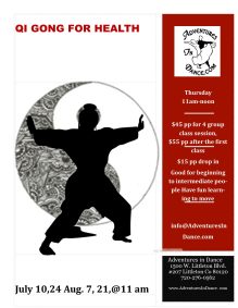 July August QI GONG FOR HEALTH
