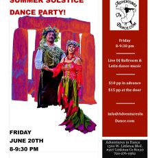 June 20th Summer Solstice Dance Party