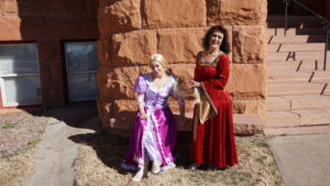 Mother Gothel and Rapunzel