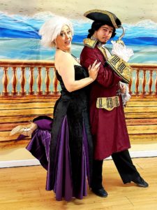 Ursula and Captain Hook Holly William dancing